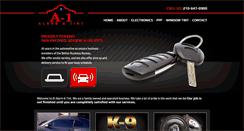 Desktop Screenshot of a1alarmandtint.com